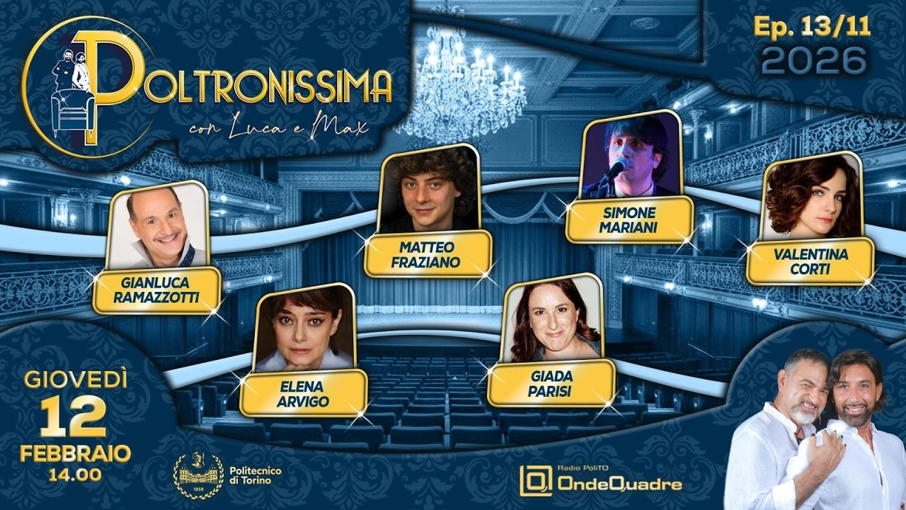 Poltronissima puntata 13 -  12 Febbraio 2026