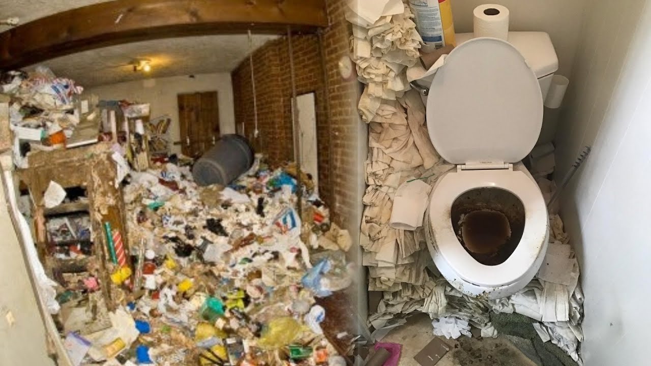 😱Deep Cleaning the NASTIEST House You Will Ever SEE! Insane Details Transformation👌