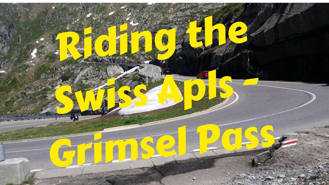 Grimsel Pass Switzerland on a motorcycle