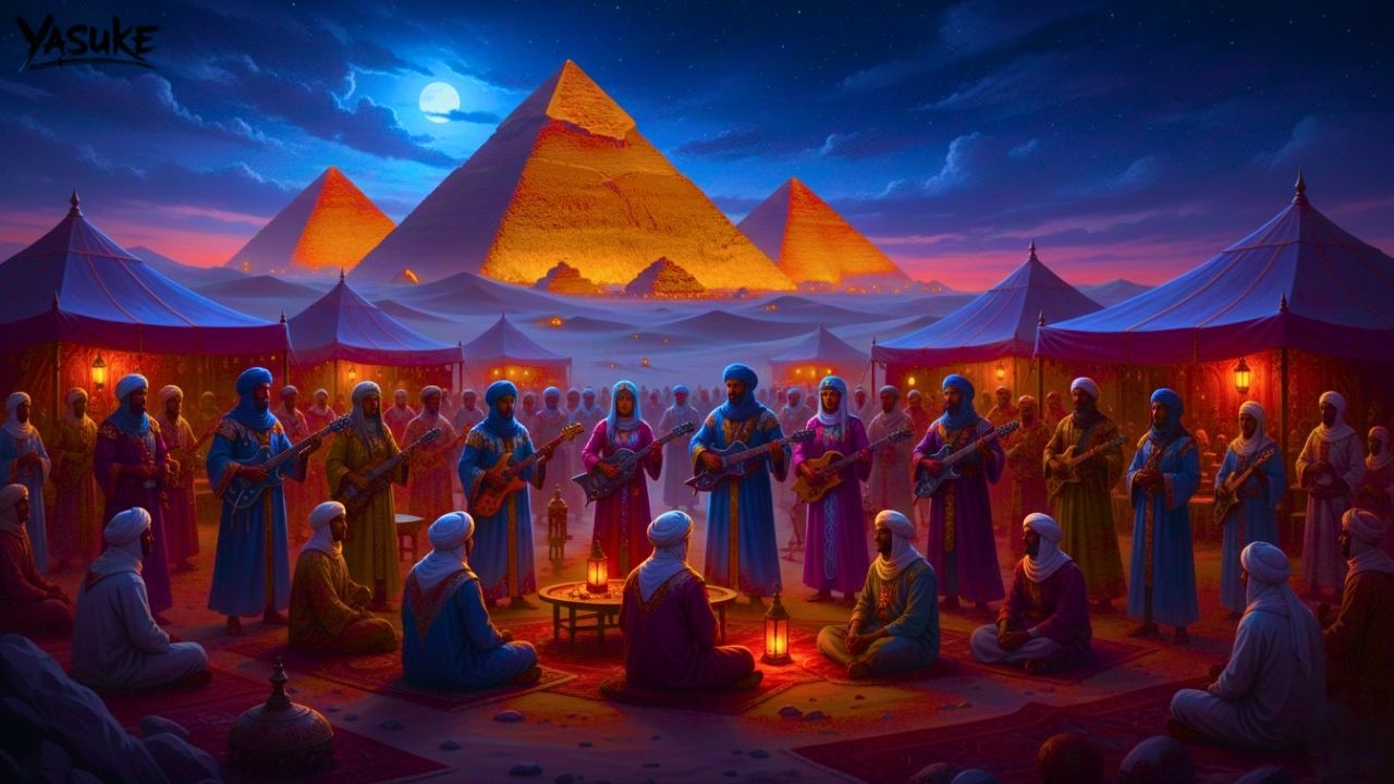 Shadows Across the Dunes – Tuareg Guitar Blues & Saharan Night Rhythms