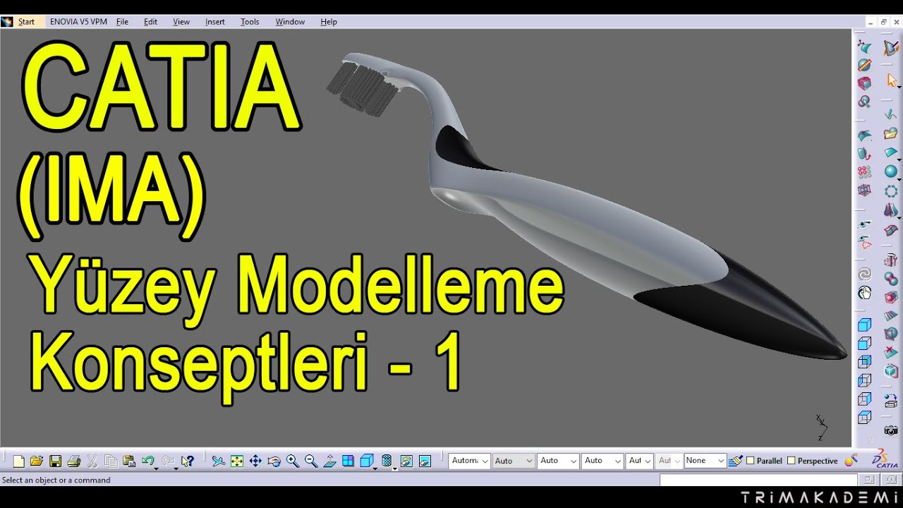 CATIA imagine and shape Yüzey Modelleme Konseptleri - 1 (IMA)