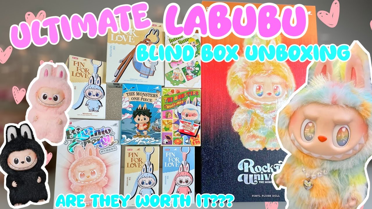 Распаковка ULTIMATE LABUBU Blind Box! ✨ Коллекция V4 + Rock the Universe 😮