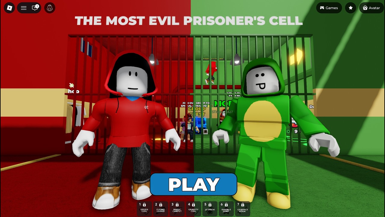 JJ VS Mikey Prison Run! #roblox