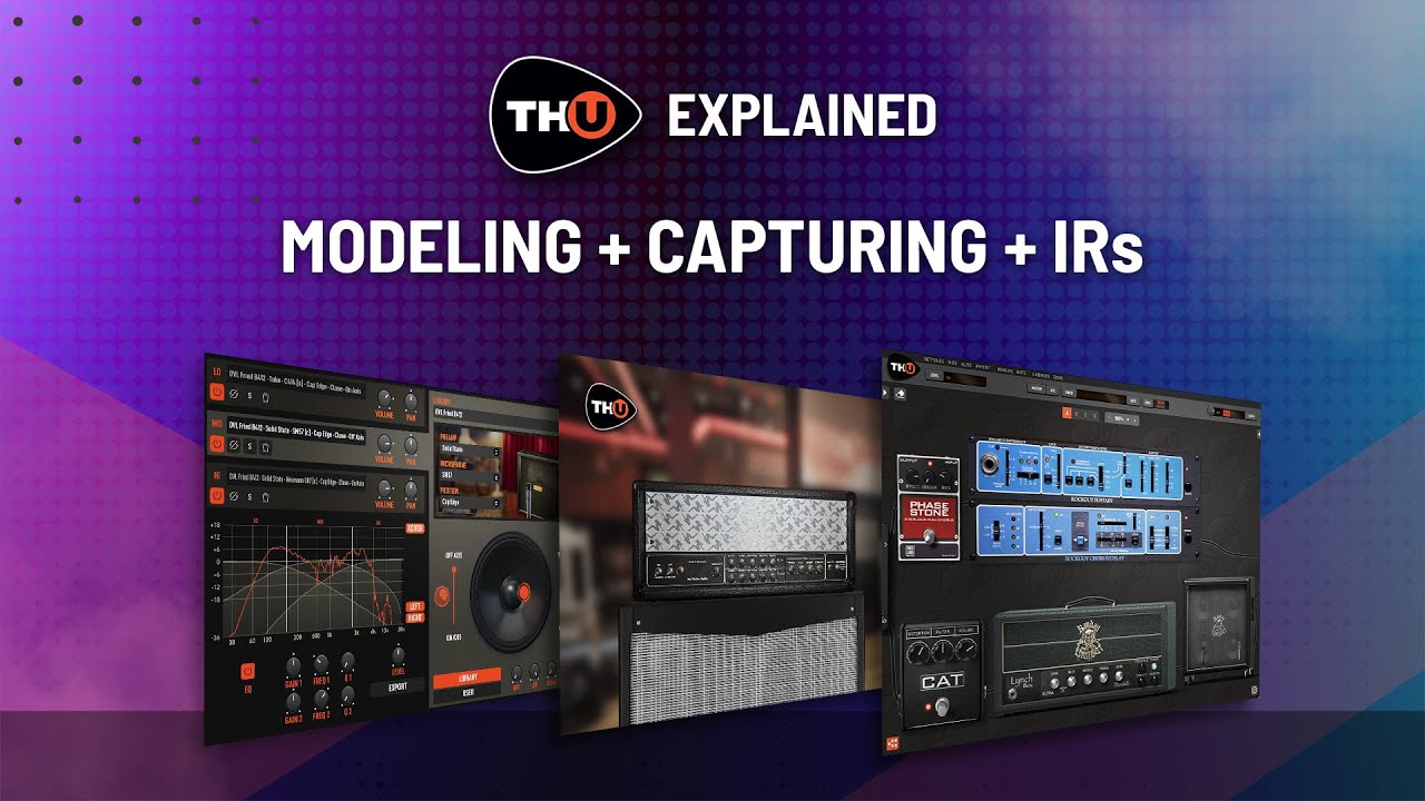 The TH-U Ecosystem: Modeling + Capturing + IR processing
