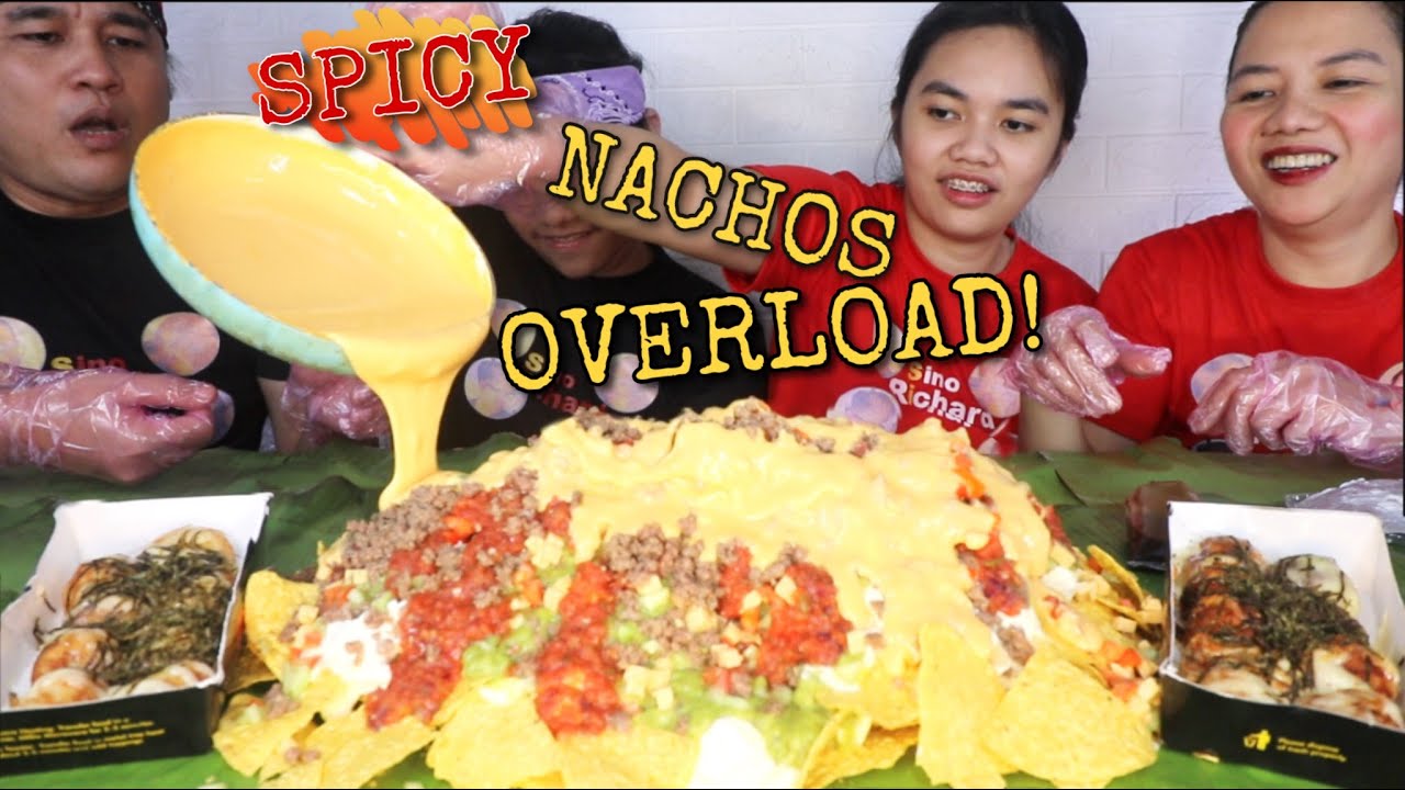 Spicy NACHOS OVERLOAD and new Product of TAKOYAKI SENSEI Pinoy Mukbang!