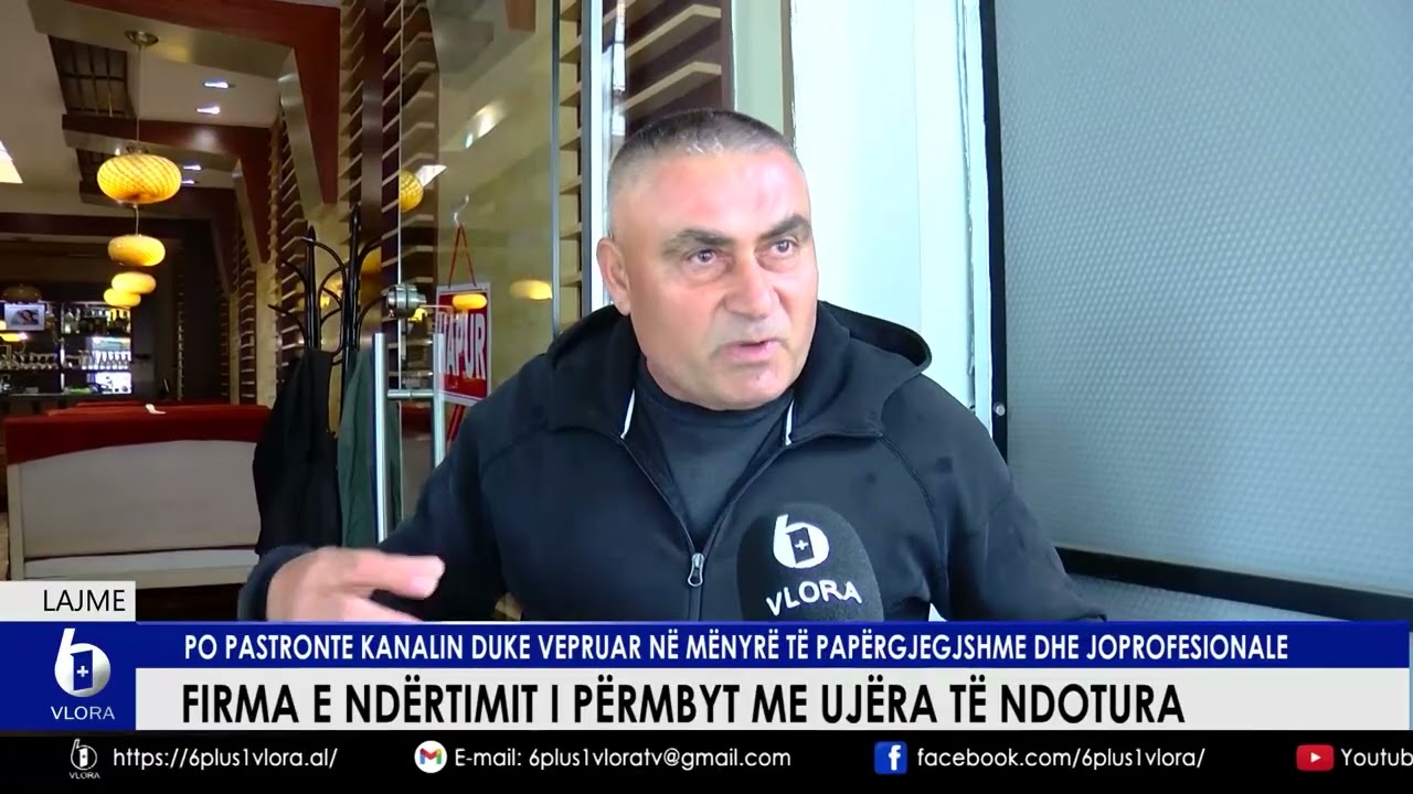 Firma e ndërtimit i përmbyt me ujëra të ndotura. Po pastronte kanalin në mënyrë të papërgjegjshme