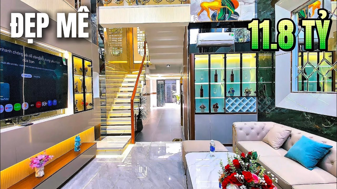 Nhà Đẹp Xây Mới 4 Phòng Ngủ 4 x 16m | Thang Máy Full Nội Thất | Giá : 11.8 Tỷ (TL)
