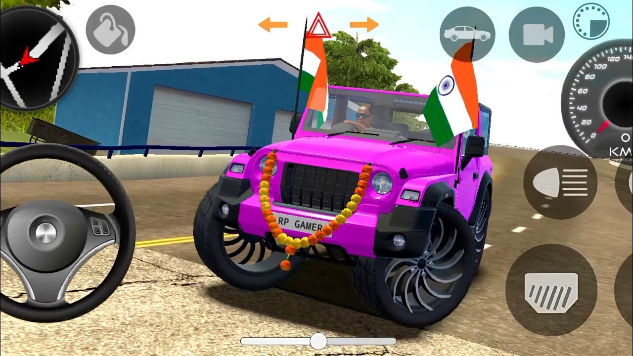 Modified Mahindra Thar Car Games: Indian Cars (gadi wala game)-Car Game Android Gameplay 2026