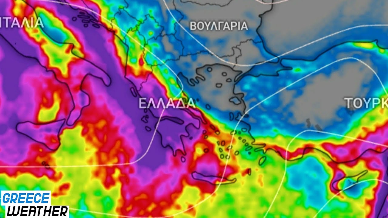 Καιρός στην Ελλάδα | Μοντέλο ECMWF – Υετός / 19 Μάρτιος 2026 – Βροχές και Καταιγίδες στην Ελλάδα
