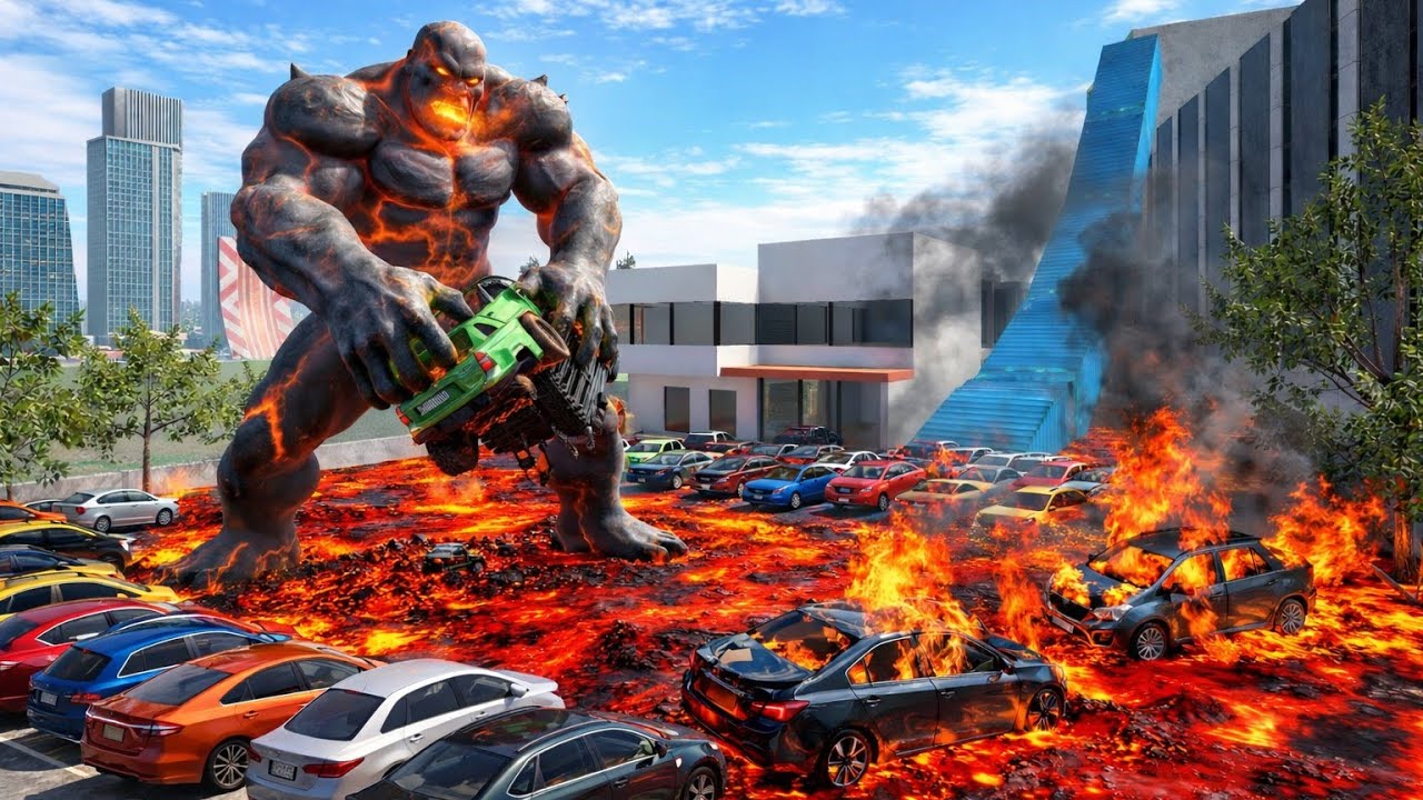 Lava monster ne Franklin ke ghar me machaya tahalka 😭😭