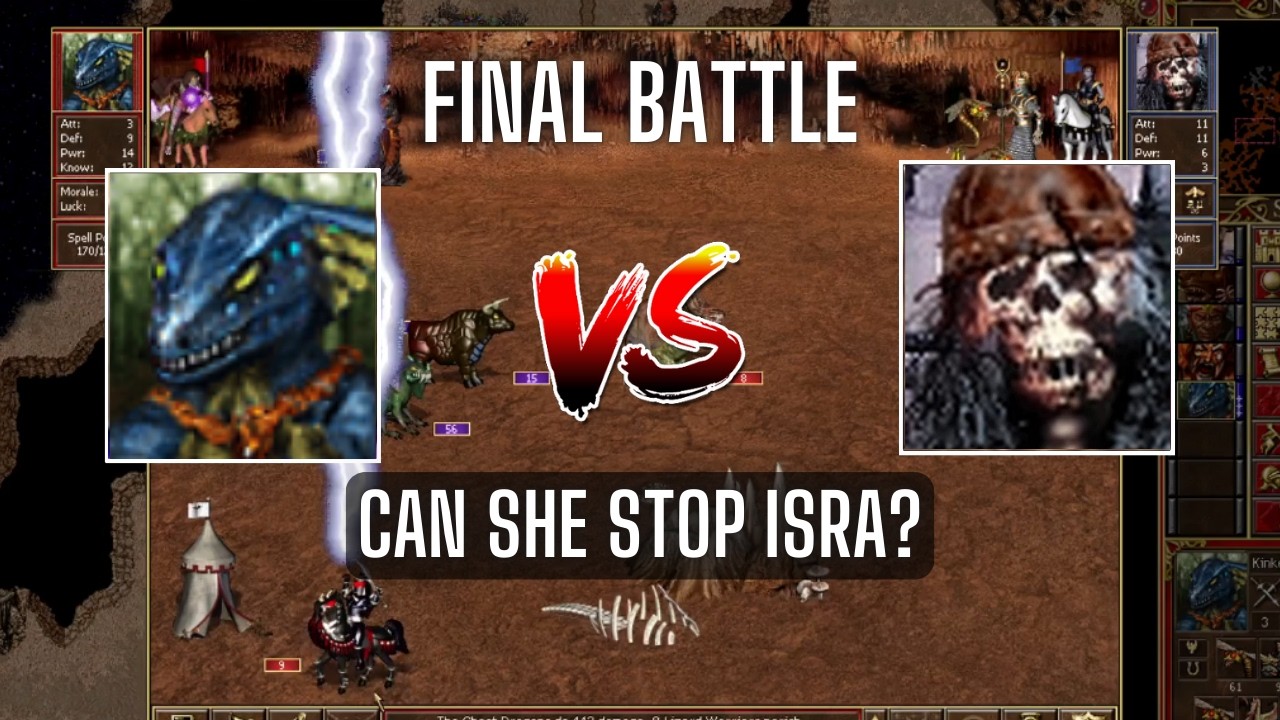HOMM3 Battles - Fortress vs Necropolis - Kinkeria vs Isra