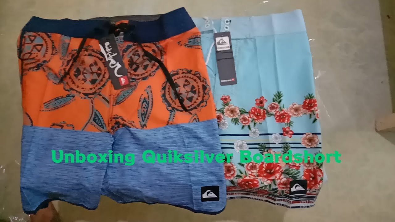 Quiksilver Boardshort Dry-Flight Super stretched Unboxing