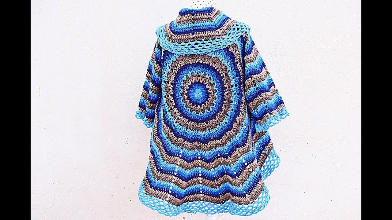 Crochet woman coat 🧥 Majovelcrochet #crochet #veryeasycrochet