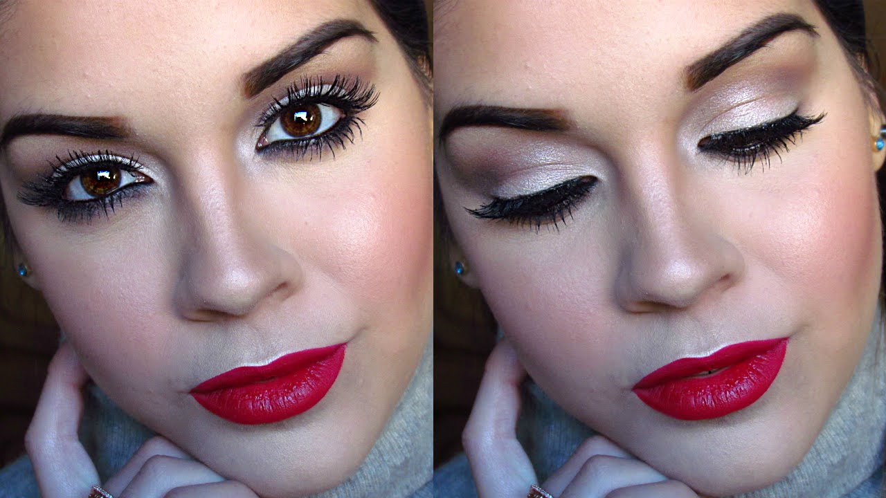 Make-up SEMPLICE e LUMINOSO + ROSSETTO ROSSO!