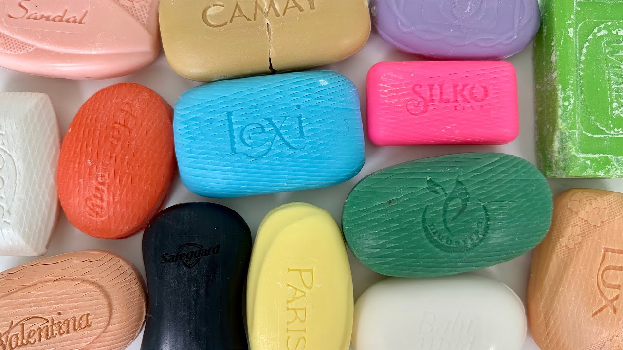 ASMR Carving soap diamonds. Cutting dry soap | ASMR Soap.