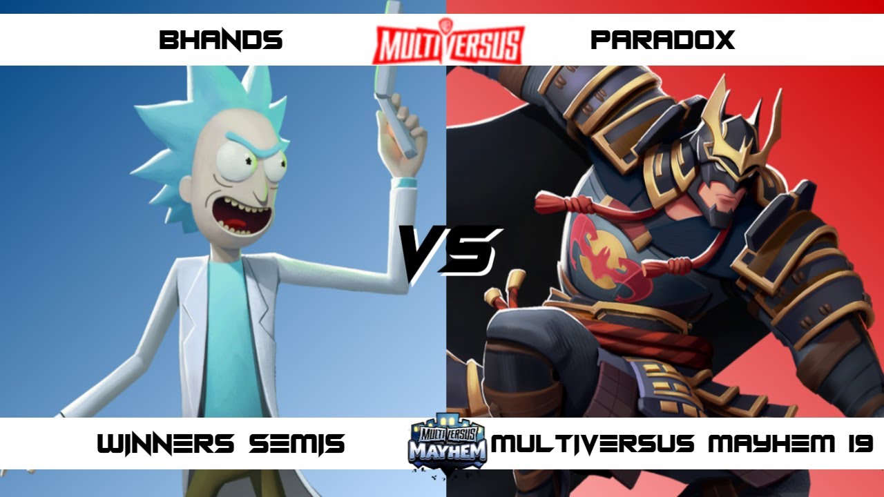 MultiVersus Mayhem 19 Winners Semis Paradox (Batman) vs Bhands (Rick) MultiVersus Tournament
