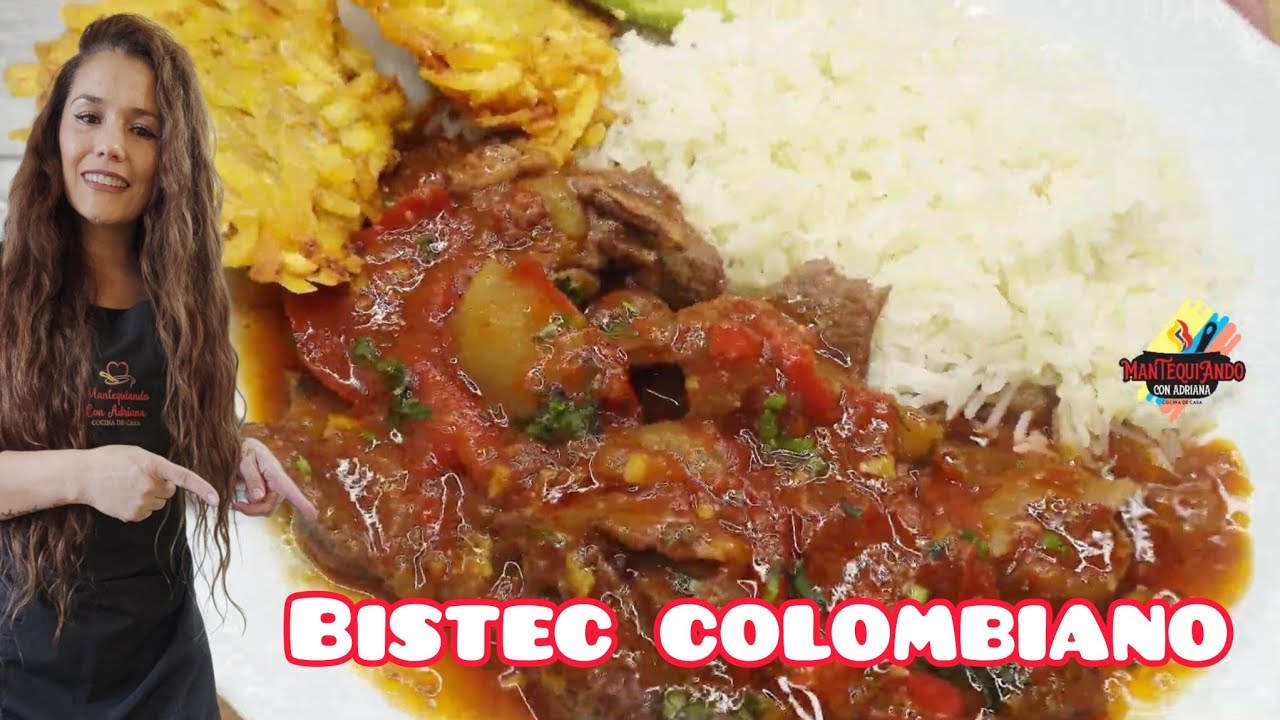 Cómo hacer CARNE EN  BISTEC 🥩🧅🍅COLOMBIANO súper delicioso te va a ENCANTAR 😋