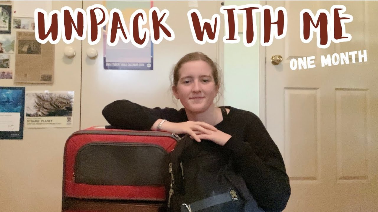 unpack with me after a month long road trip through Scotland with my mum || camping, hostels, ect...