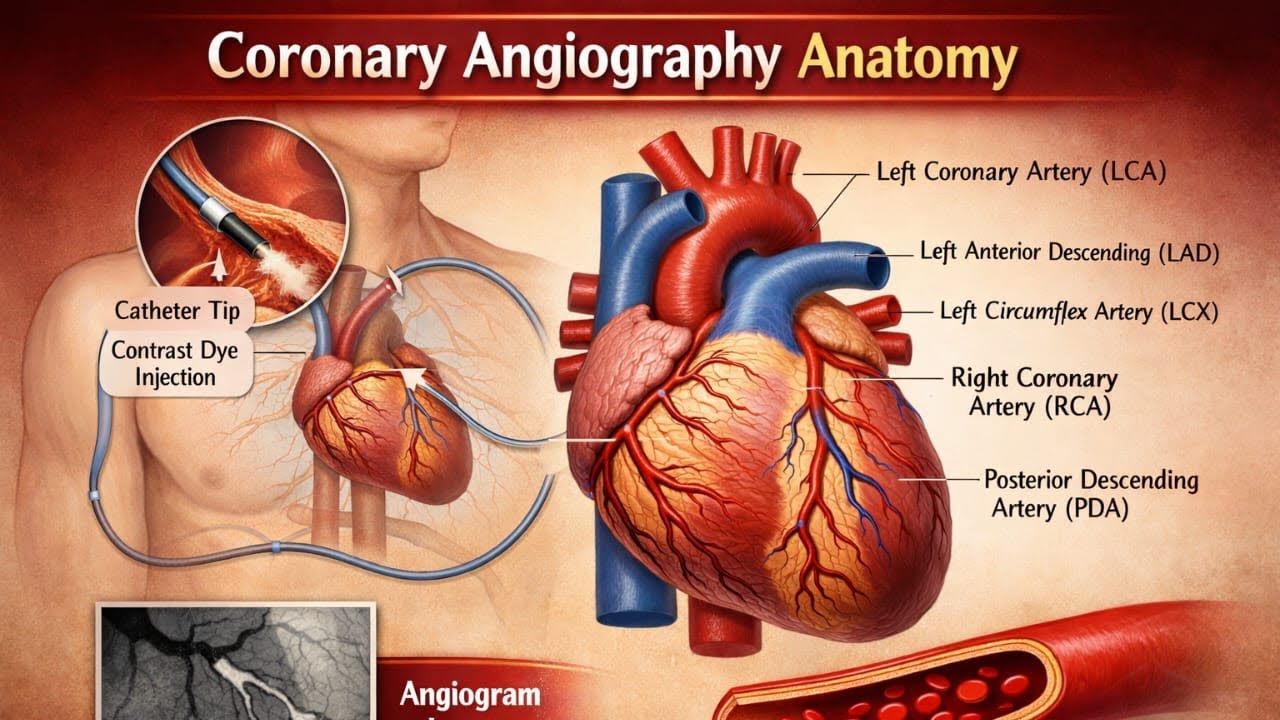 Coronary Angiography :Anatomy Explained 