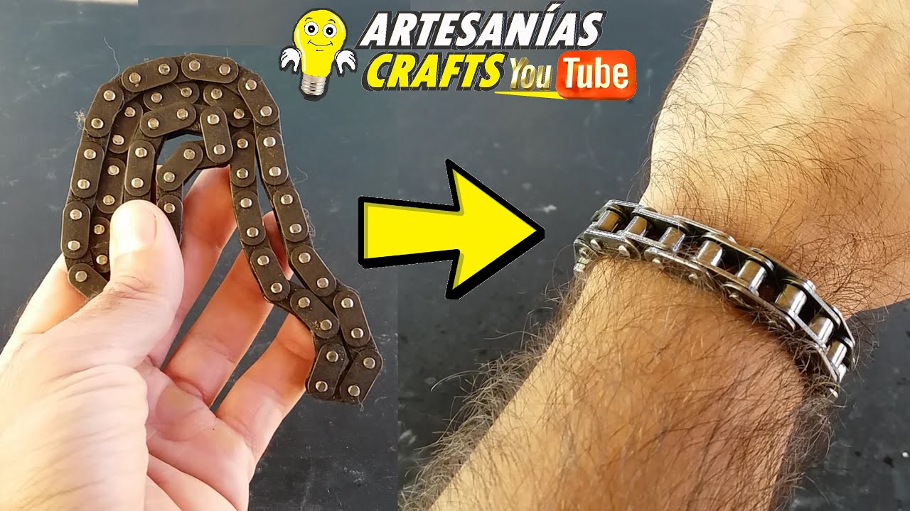 ⛓Hago una PULSERA con una CADENA de KART o POCKETBIKE ⛓I make a BRACELET with a KART CHAIN POCKET