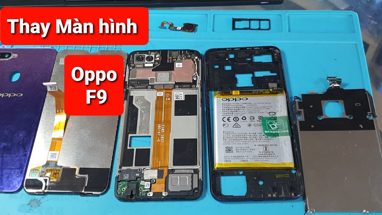 Hướng dẫn thay Màn hình Oppo F9