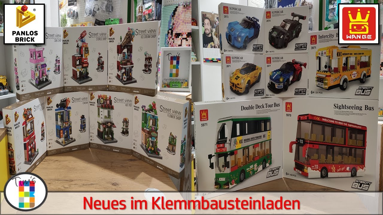 VLOG 18.03.2021 - Neue Produkte von Wange im Klemmbausteinladen und Panlos als neuer Hersteller