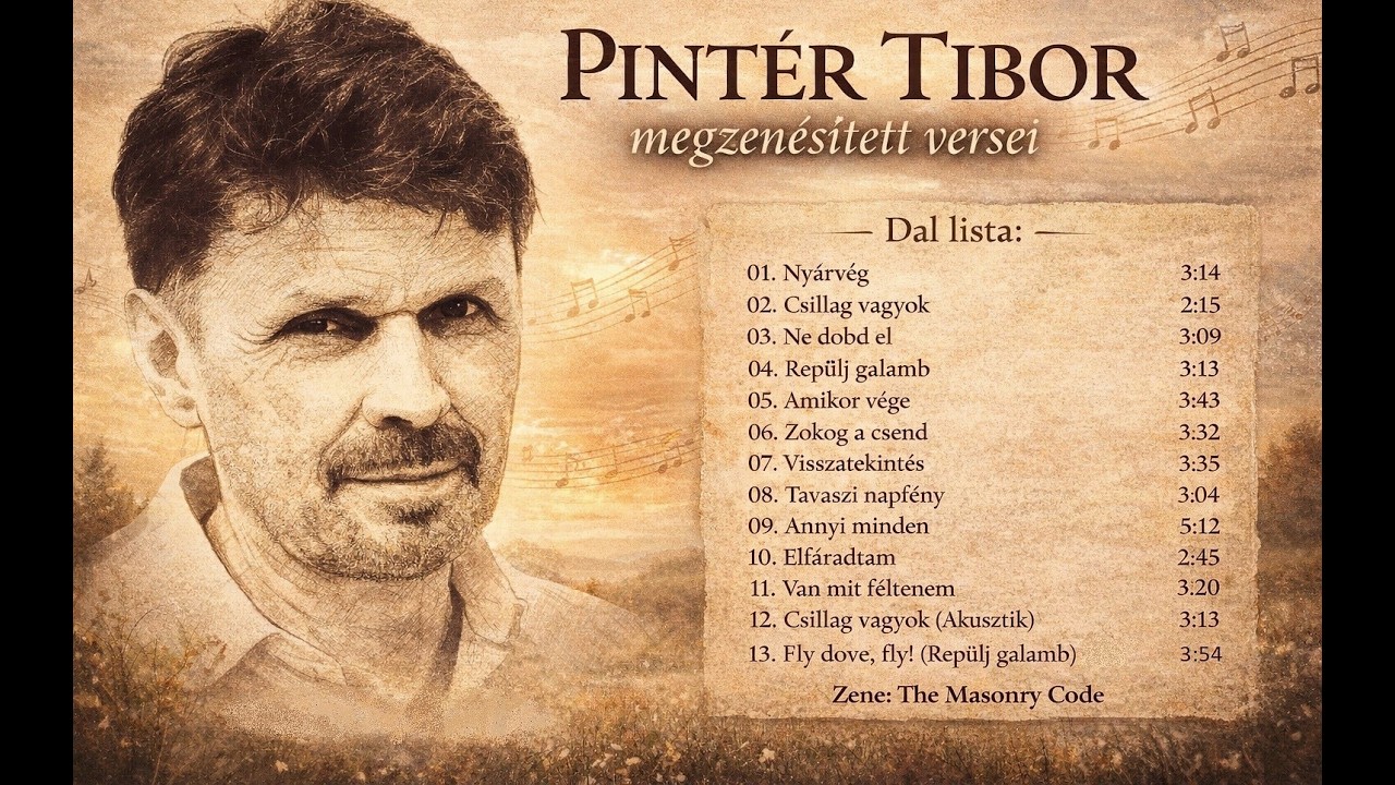 Pintér Tibor - Megzenésített Versei | Teljes Album 2026 | The Masonry Code