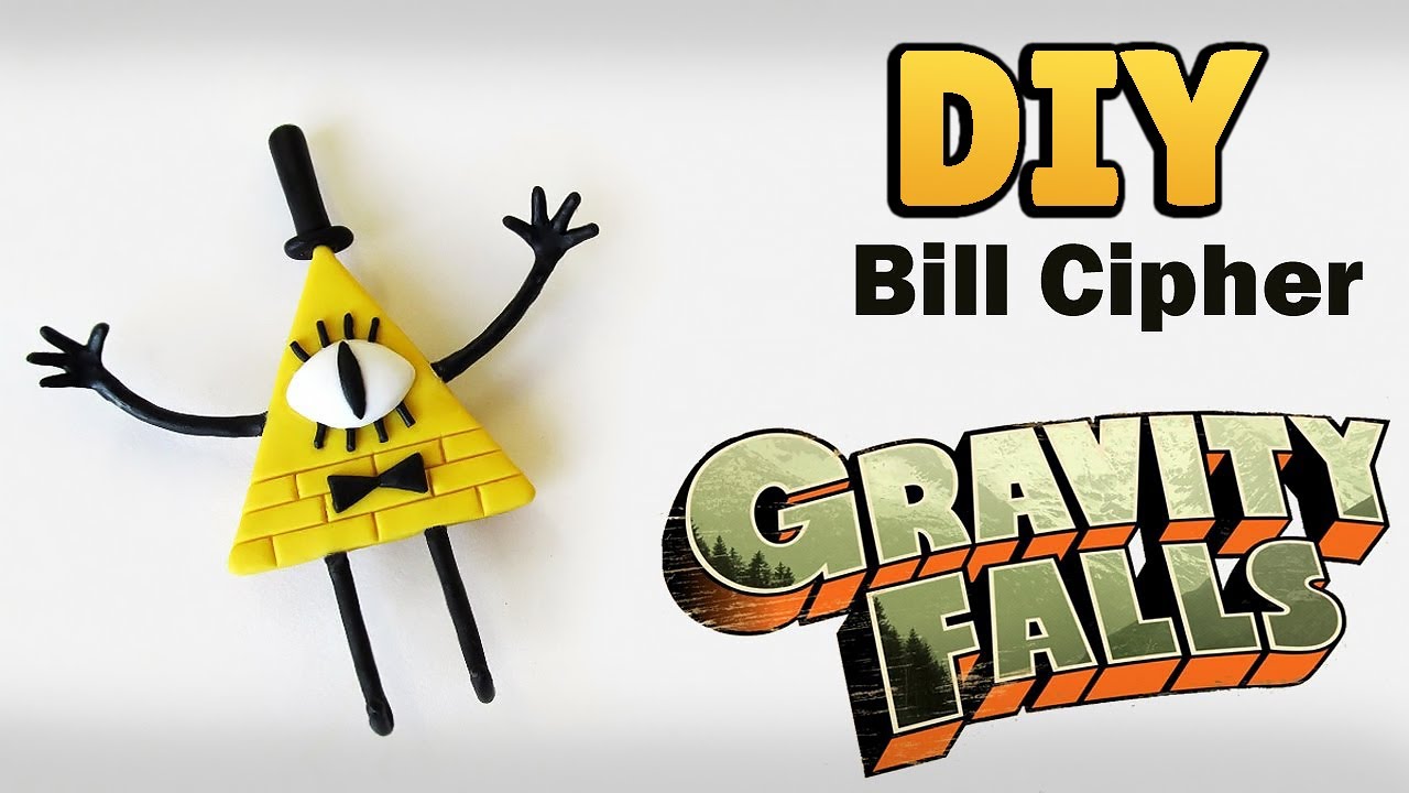 DIY: Como Fazer um BILL CIPHER - GRAVITY FALLS TUTORIAL | #diydesenhos