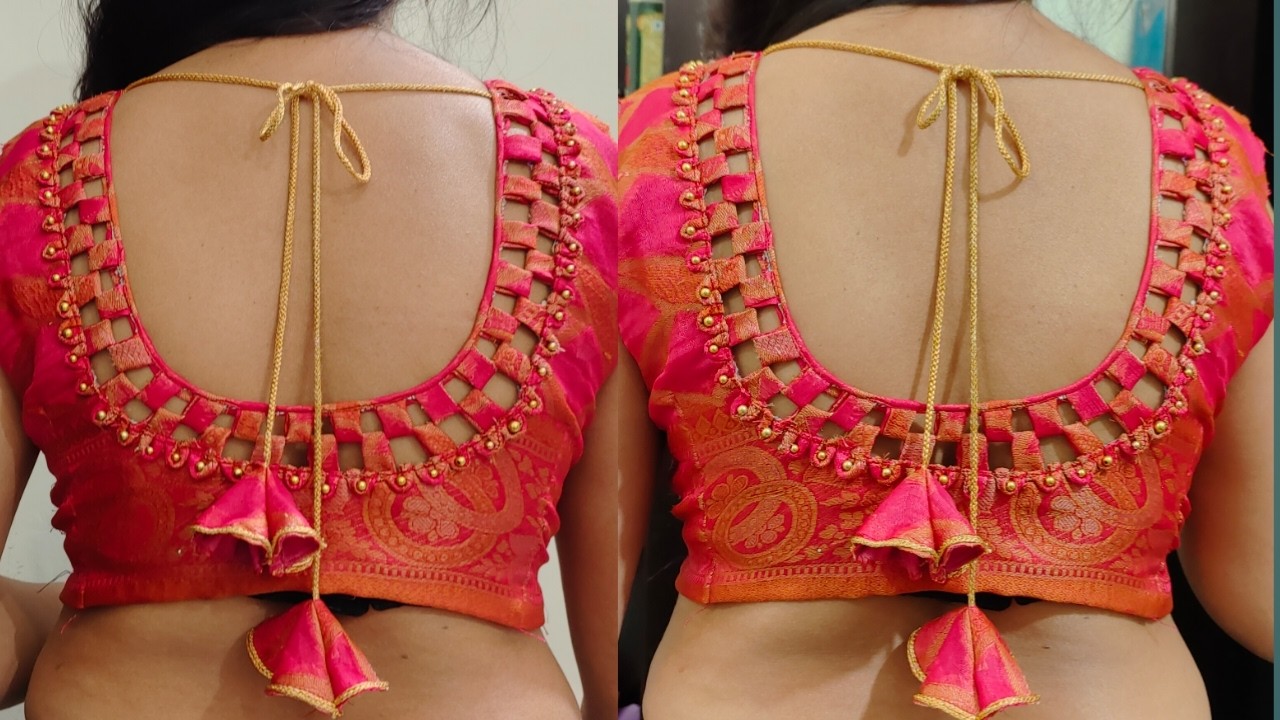 Bahut hi unique aur stylish blouse design