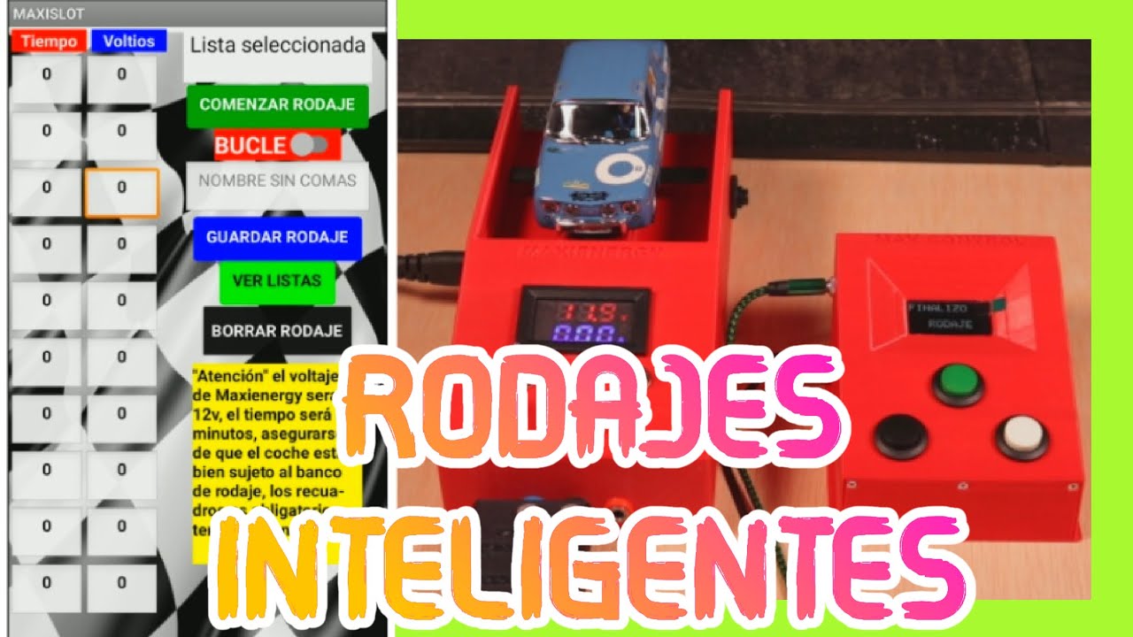 Rodaje inteligente con App de Maxislot