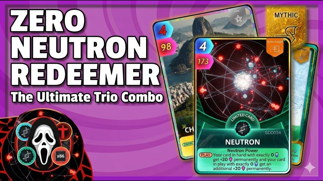 ZERO NEUTRON REDEEMER: The Ultimate Trio Combo | New Mod Card Pack For My Tiny Deck