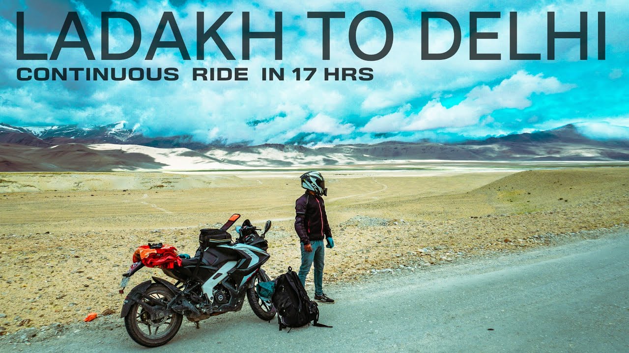 Ladakh to Delhi continuous ride in 17 HRS | ladakh road trip 2024 | Pulsar RS 200 | EP 8