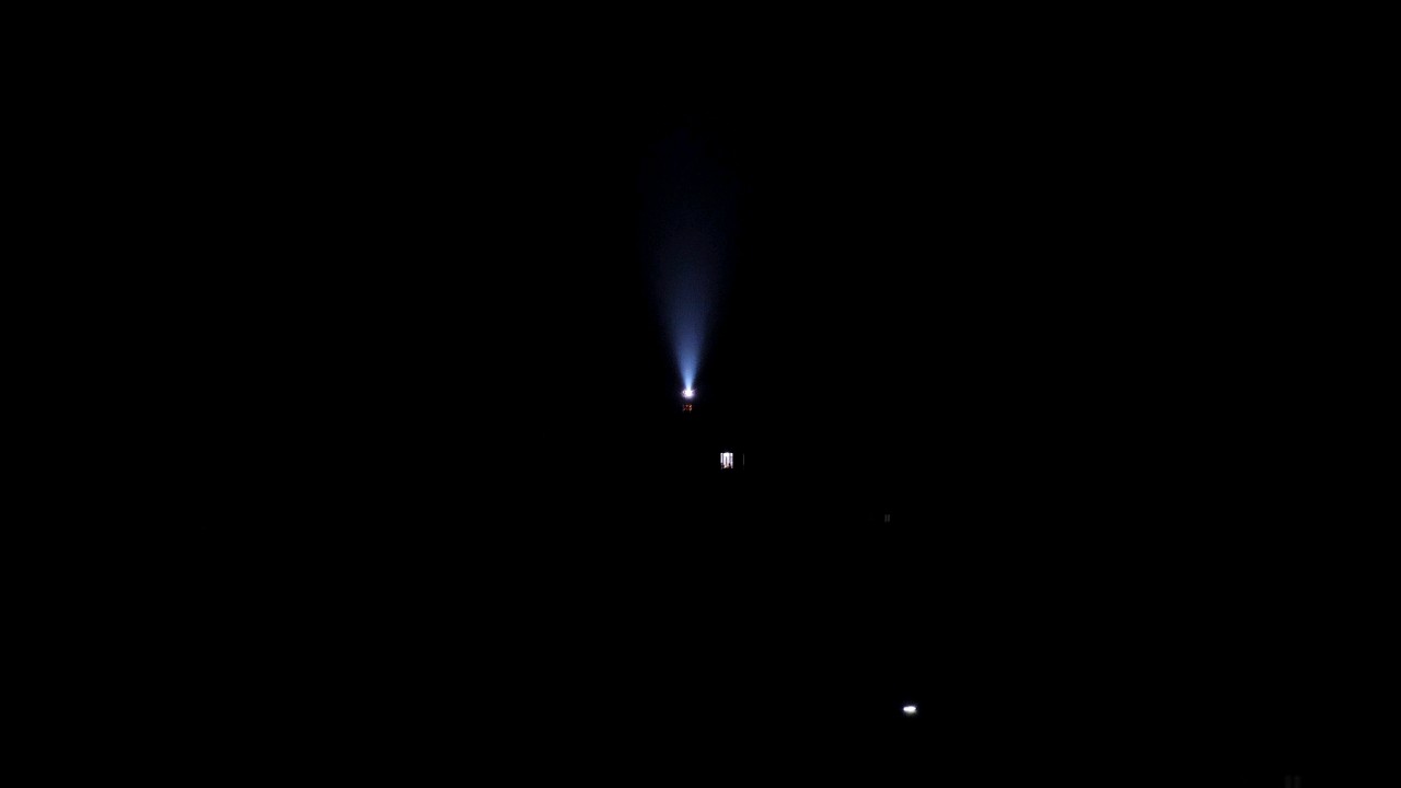 Lighthouse in the dark night #video #youtubeshorts #dji #drone #lumix #fypシ #campagne #inception