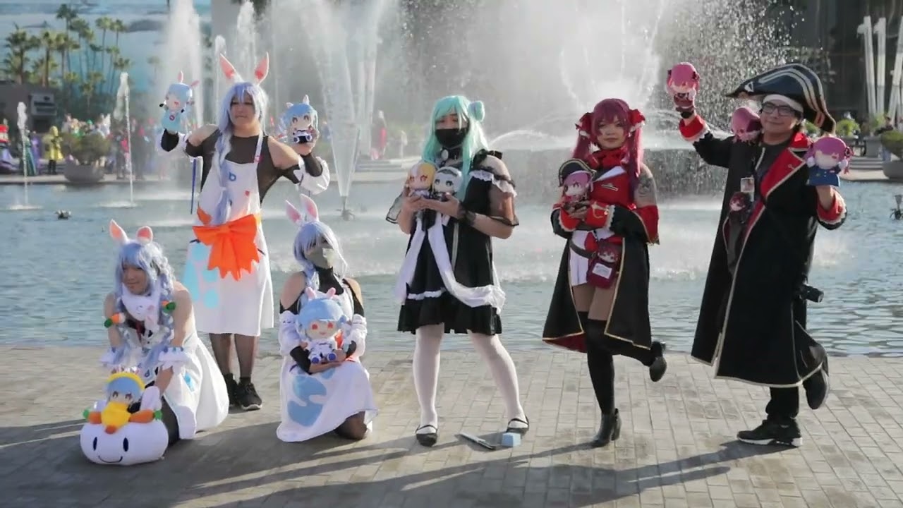 Anime Los Angeles 2025 - Hololive cosplay gathering