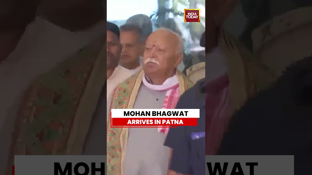 RSS Chief Mohan Bhagwat Arrives in Patna for Three-Day Visit to Bihar