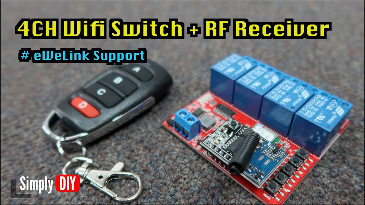 Review: 4CH Wifi Switch with RF Module ตอนที่ 2/2