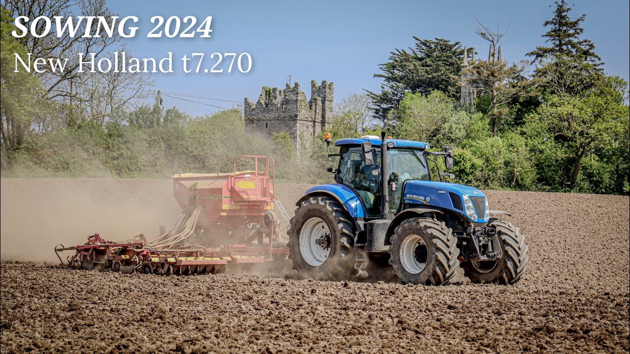 Sowing 2024 - New Holland t7.270 - Rochford Agri