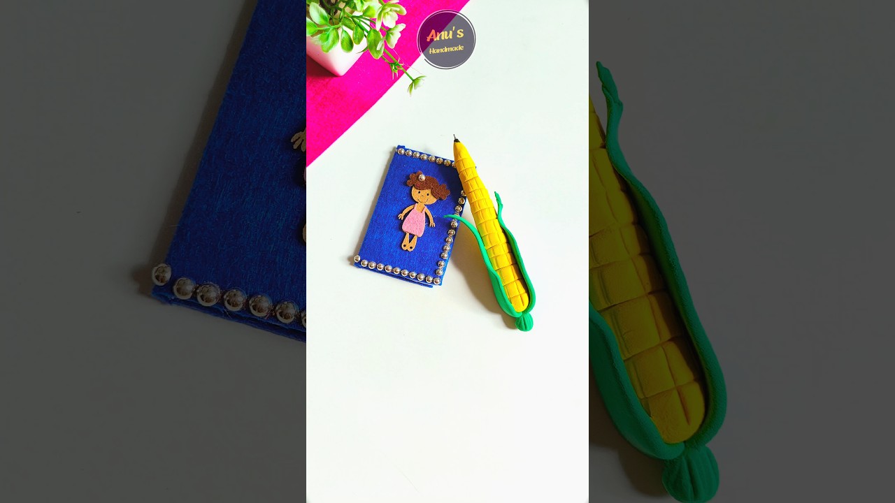 DIY sweet corn🌽| pen topper🤗|wow😱#shortsviral #diy#comedy #funny #clayart #viral #trending#shorts