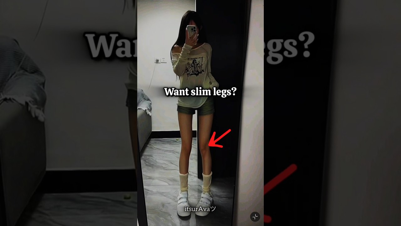 slim legs ✨#trendingshorts #skincare #beautyhacks #glowup #kpop #fypp #foryou #korean #exercise