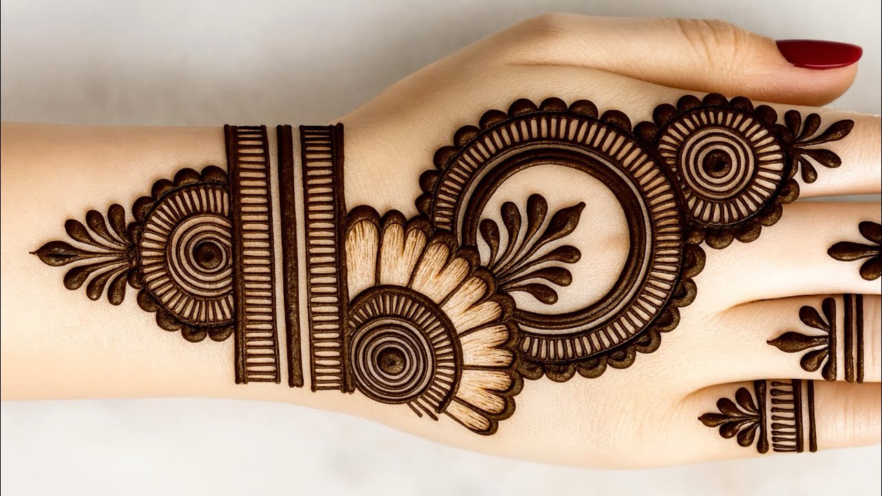 New Easy Beautiful mehndi design | mehndi | henna #mehndi #mehandi #henna #shorts #new #art #artist 