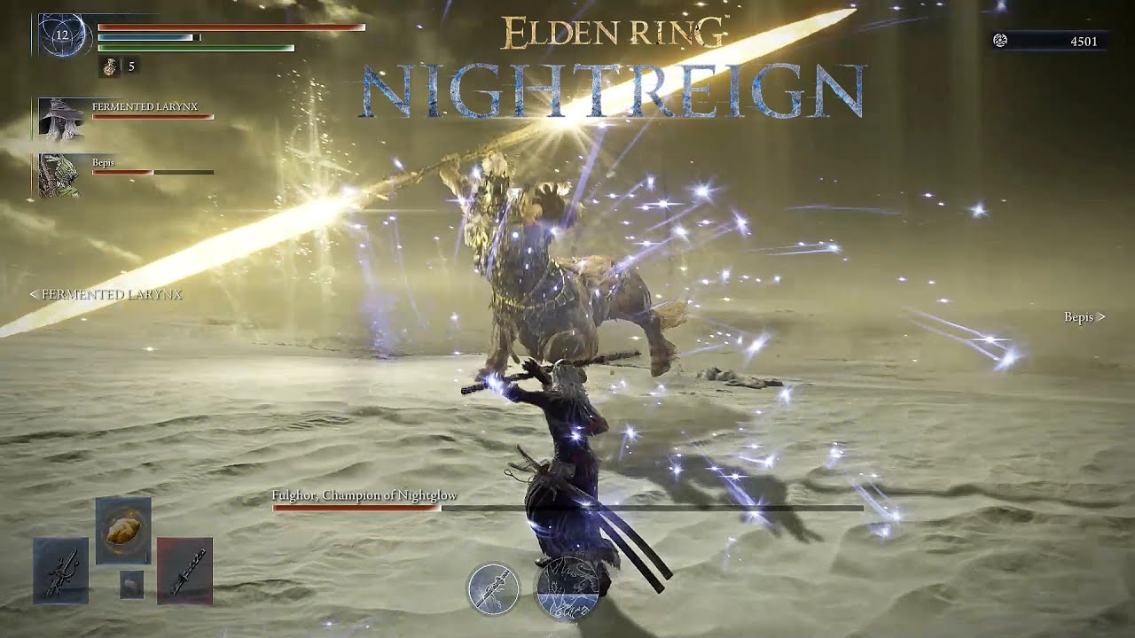 Executor vs Everdark Fulghor Champion of Nightglow Epic Boss Fight - Elden Ring Nightreign
