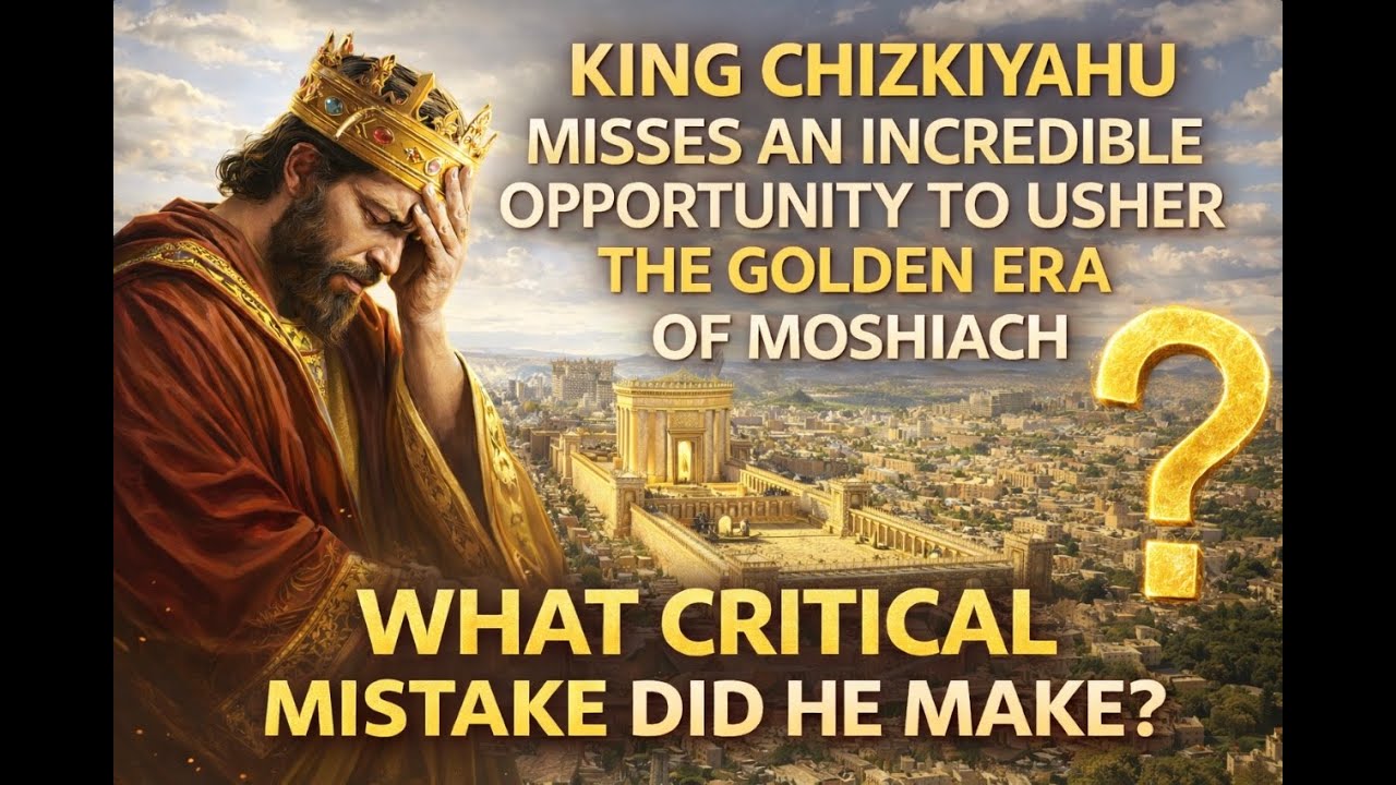 King Chizkiyahu misses the opportunity to usher the Golden Era of Moshiach What mistake did he make?