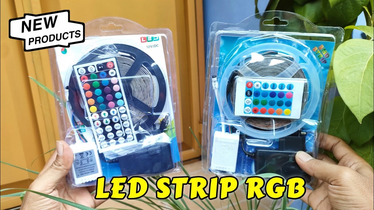 Cobain Lampu Variasi LED STRIP RGB AC DC 44 Tombol Remote