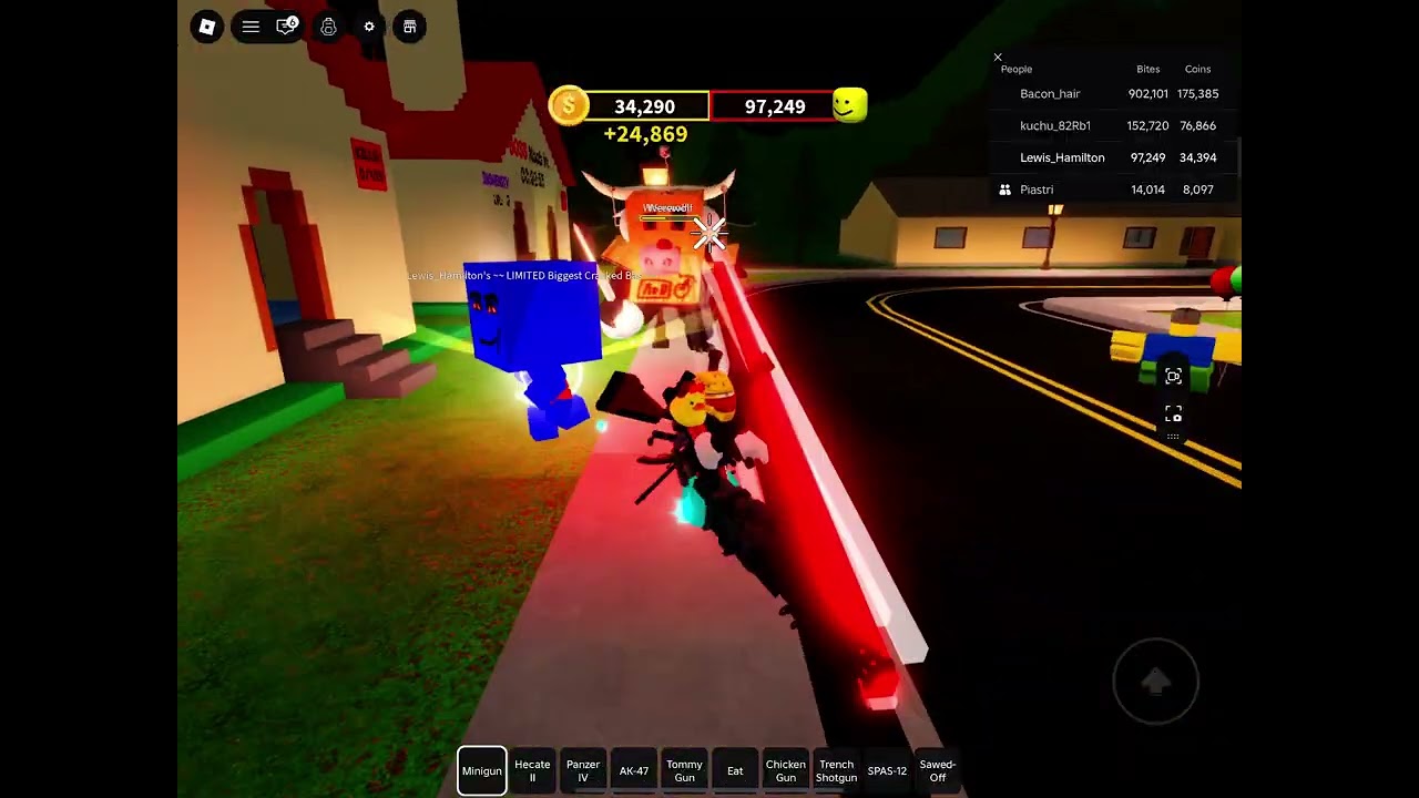 Trying to defeat the hardest noob and after long time it disappeared 