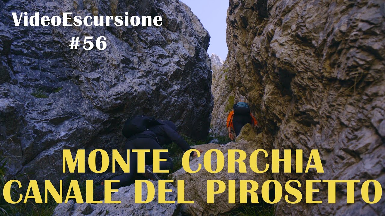Monte Corchia dal canale del Pirosetto 4k - VideoEscursione #56