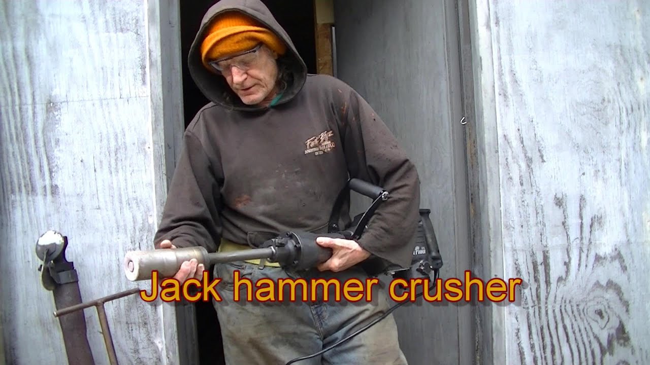 Copperland Gold Turbine manual & jackhammer ore crushers, hard rock mining gear