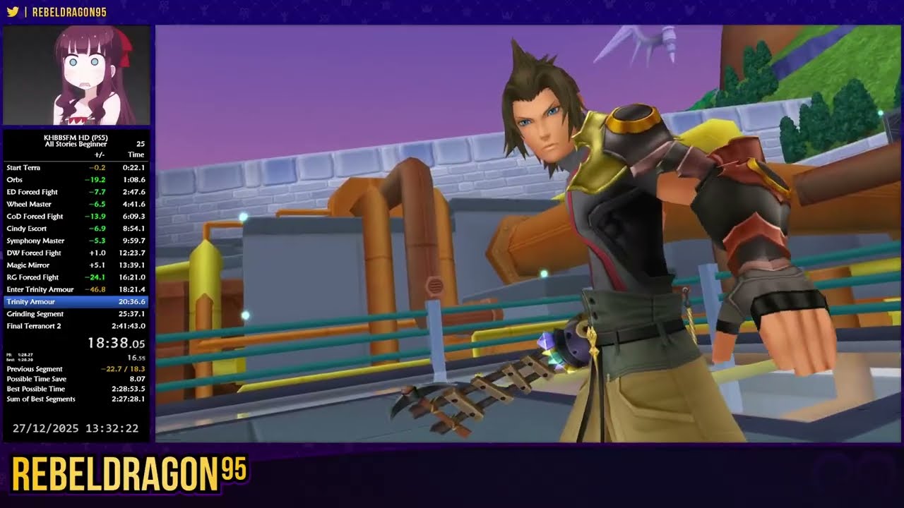 Kingdom Hearts BBSFM HD All Stories Beginner PB - 2:40:27