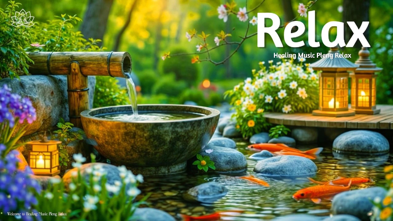 Watch Your Anxiety Disappear | Gentle Piano + Flowing Water Sounds 🌿 Instant Peace 😇🥱