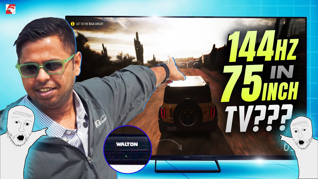Walton এর নতুন gaming TV । Walton W75S7EPG QD Mini LED 4K Ultra HD TV