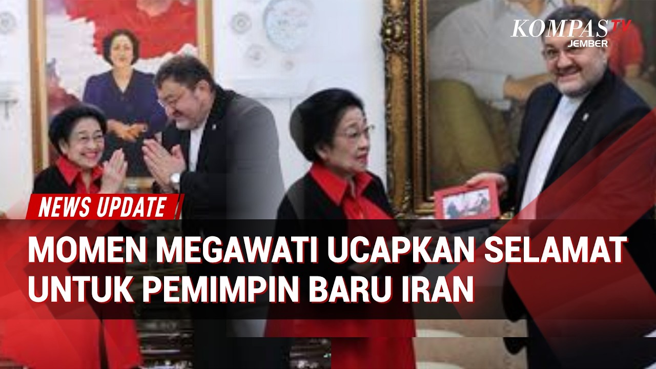 Momen Megawati Ucapkan Selamat Untuk Pemimpin Baru Iran Saat Bertemu Dubes